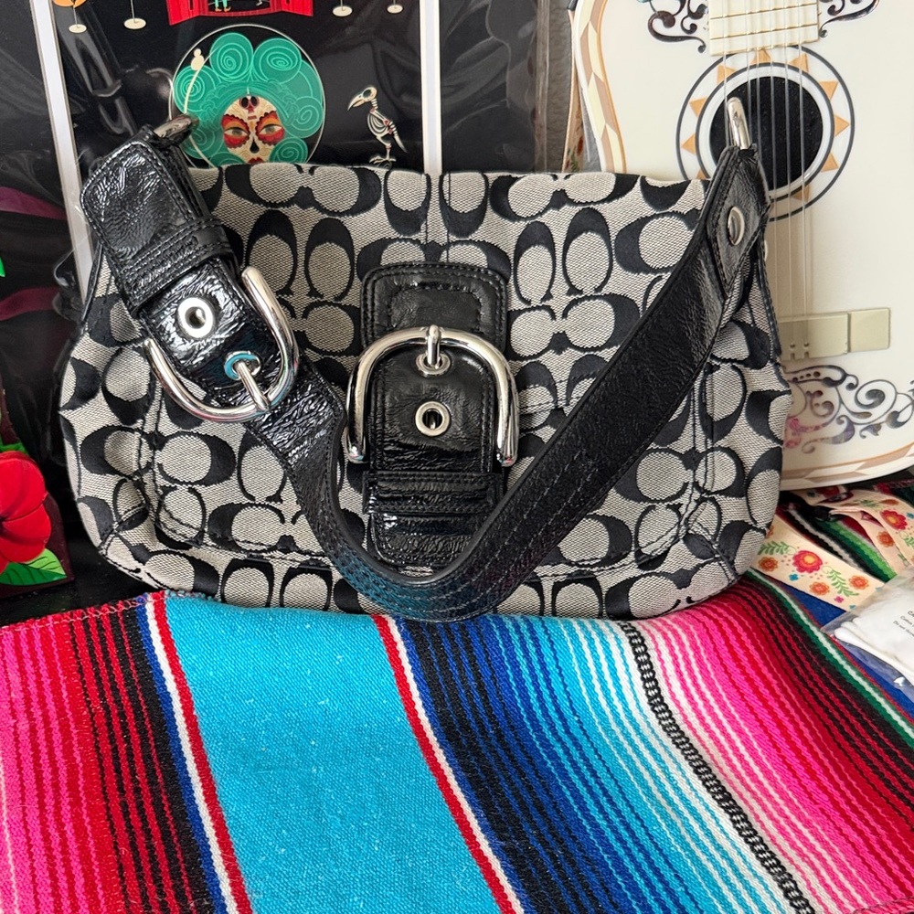 Stylish Black and Gray Women's Bag